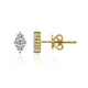 18K IF (D) Diamond Gold Earrings (Annette)