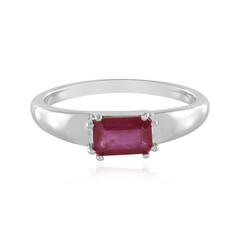 Madagascar Ruby Silver Ring