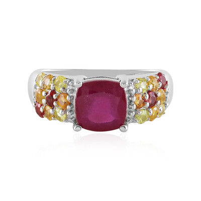 Madagascar Ruby Silver Ring