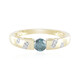 9K I3 Blue Diamond Gold Ring