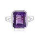 Siberian Amethyst Silver Ring