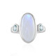 Blue Moonstone Silver Ring (KM by Juwelo)