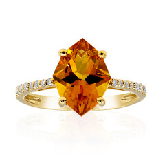 14K Citrine Gold Ring (CIRARI)