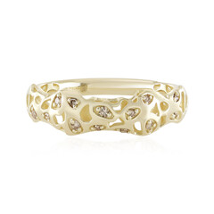 9K I2 Champagne Diamond Gold Ring (Ornaments by de Melo)