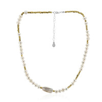 Keshi pearl Silver Necklace (TPC)