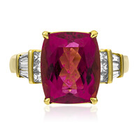 18K AAA Brazilian Rubelite Gold Ring (AMAYANI)