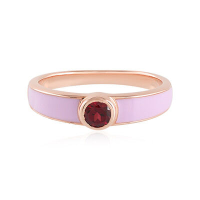 Raspberry Rhodolite Silver Ring