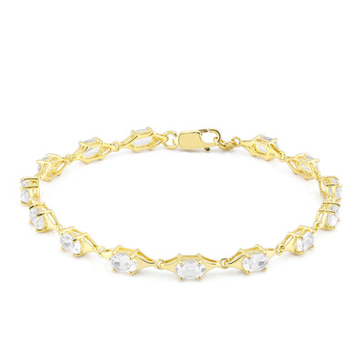 White Topaz Silver Bracelet