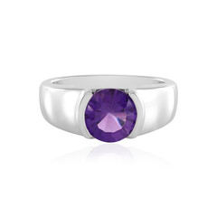 Zambian Amethyst Silver Ring