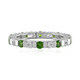 Russian Diopside Silver Ring