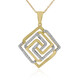 14K Flawless (F) Diamond Gold Necklace (LUCENT DIAMONDS)