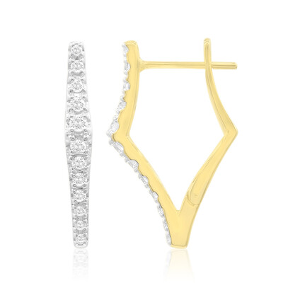 9K SI1 (G) Diamond Gold Earrings (Annette)