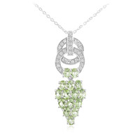 Paraiba Tourmaline Silver Necklace