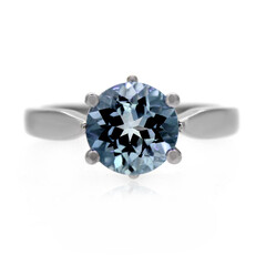 Sky Blue Topaz Silver Ring