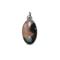 Ocean Jasper Silver Pendant