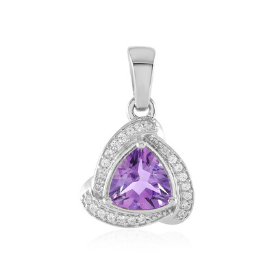 Uruguayan Amethyst Silver Pendant