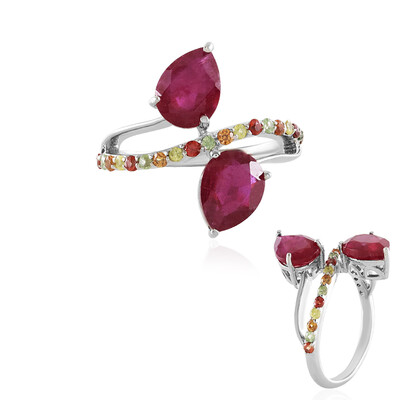 Madagascar Ruby Silver Ring