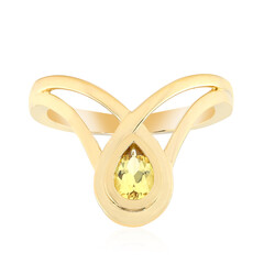 9K Australian Golden Beryl Gold Ring