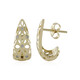 9K Zircon Gold Earrings (Ornaments by de Melo)