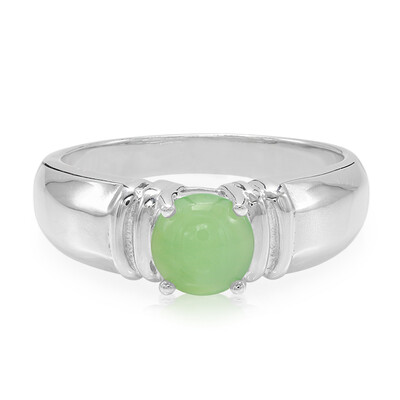 Imperial Chrysoprase Silver Ring