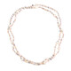 White Freshwater Pearl Silver Necklace (TPC)