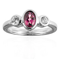 Malawi Garnet Silver Ring