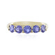 9K AAA Tanzanite Gold Ring (de Melo)