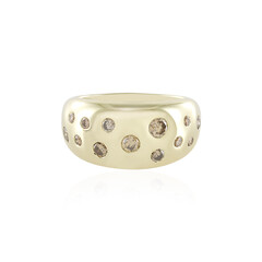 9K I2 Champagne Diamond Gold Ring (de Melo)