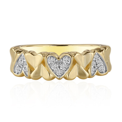 9K SI1 (G) Diamond Gold Ring (Annette)