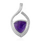 Zambian Amethyst Silver Pendant (MONOSONO COLLECTION)