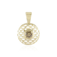 9K I2 Champagne Diamond Gold Pendant (Ornaments by de Melo)