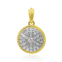 9K SI2 (G) Diamond Gold Pendant