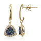 14K Unheated Tanzanite Gold Earrings (CIRARI)