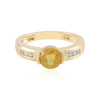 Madagascar Yellow Sapphire Silver Ring