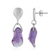 Amethyst Silver Earrings