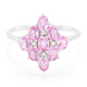 Ceylon Pink Sapphire Silver Ring