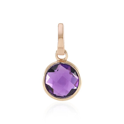 9K Amethyst Gold Pendant