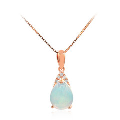 10K AAA Welo Opal Gold Necklace