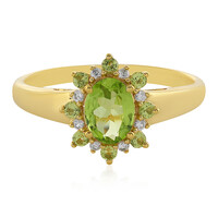 Peridot Silver Ring