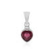 Madagascar Ruby Silver Pendant