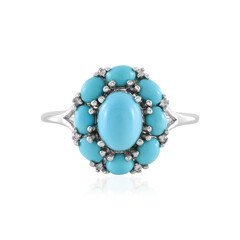 Sleeping Beauty Turquoise Silver Ring