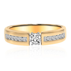 18K IF (D) Diamond Gold Ring