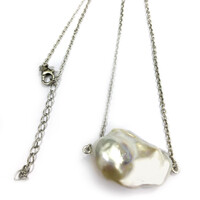 Freshwater pearl Silver Necklace