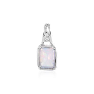 Welo Opal Silver Pendant (MONOSONO COLLECTION)