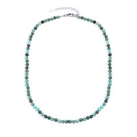 Brazilian Emerald Silver Necklace