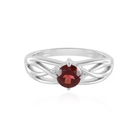 Mozambique Garnet Silver Ring