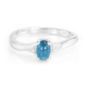 Royal Blue Apatite Silver Ring