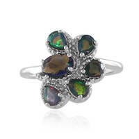 Mezezo Opal Silver Ring