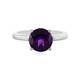 Moroccan Amethyst Silver Ring