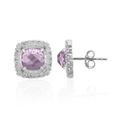 Amethyst Silver Earrings